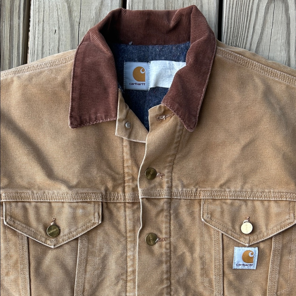 Vintage Carhartt Type 3 Trucker Work Jacket - Picture 2 of 9